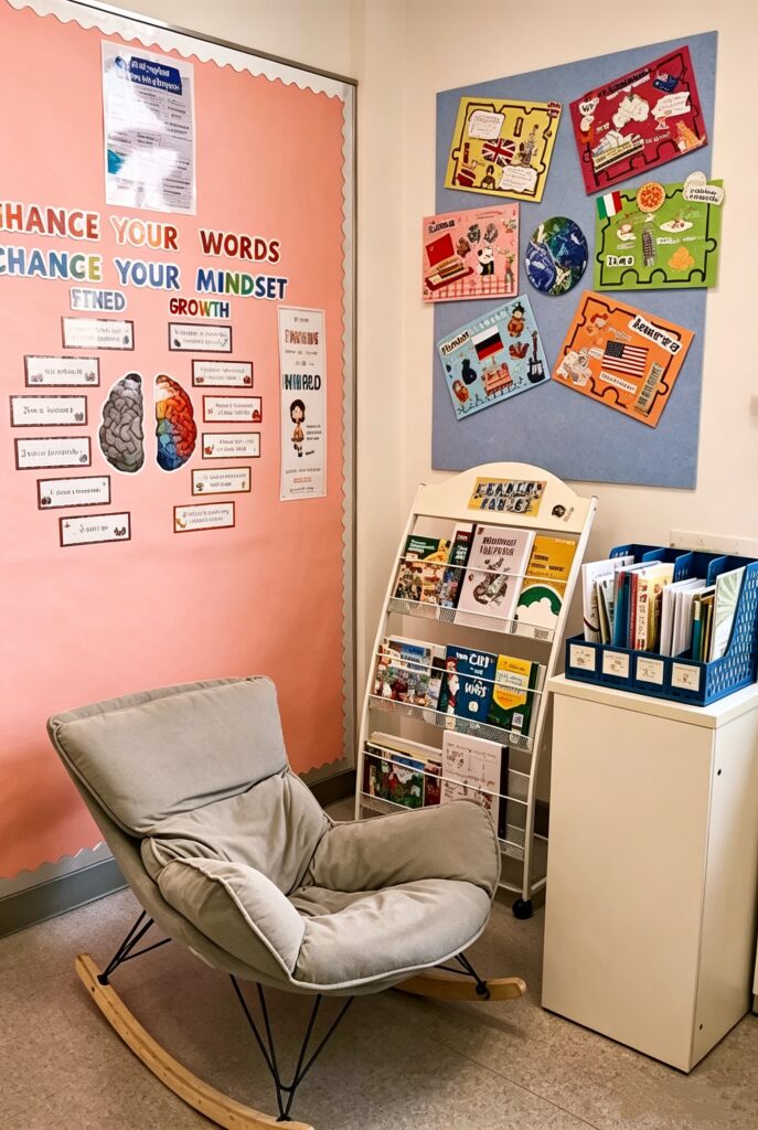 chair in library
